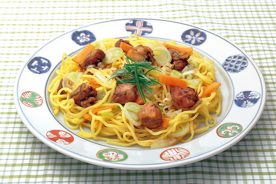 塩味のとり焼そば