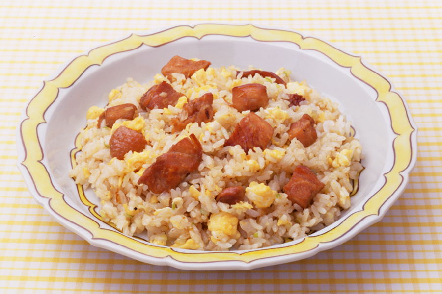 親子チャーハン