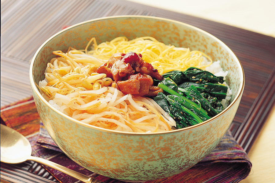 やきとりビビンバ丼