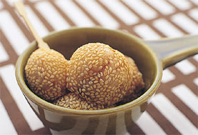 中華風ごまだんご