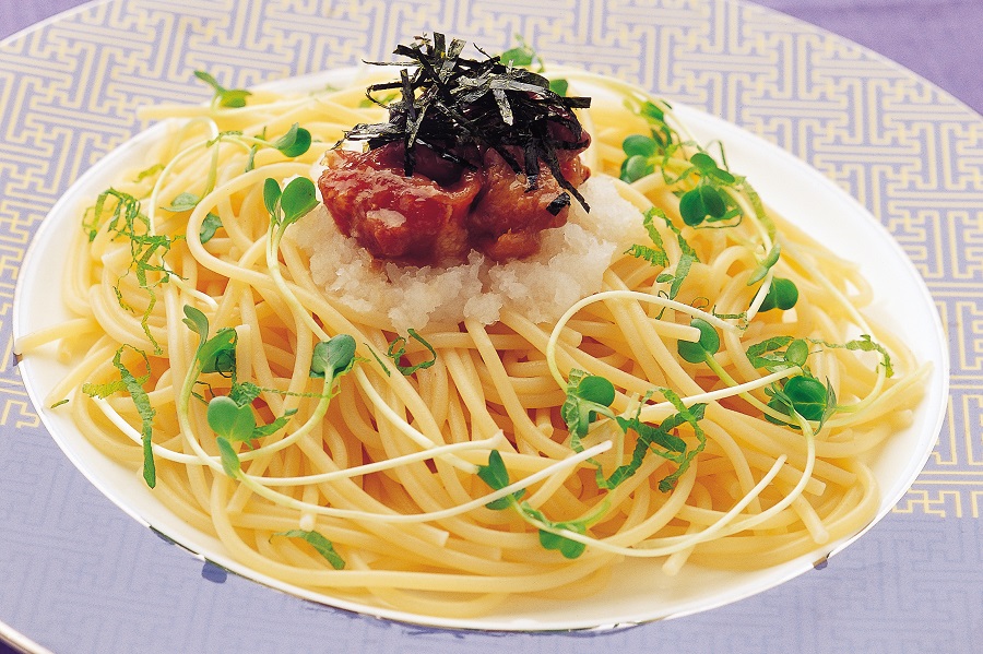 やきとりおろしパスタ
