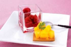 ソテーマンゴと フレッシュチーズ