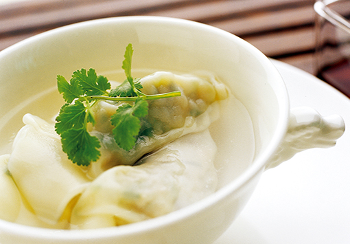 ツナの香り水餃子