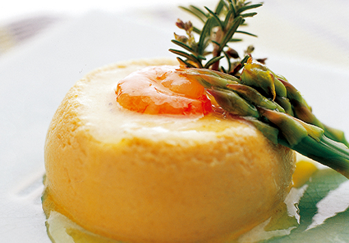 ツナのムースレモン バター添え