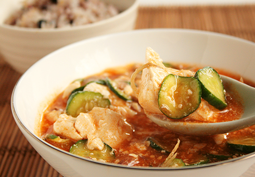 冷や汁風スンドゥブチゲ