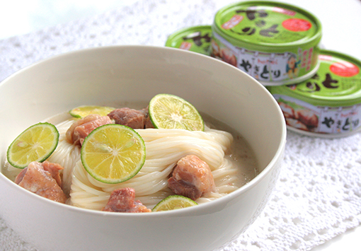 やきとりの豆乳柚子こしょう冷麺