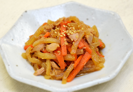 ツナと大根と人参のきんぴら