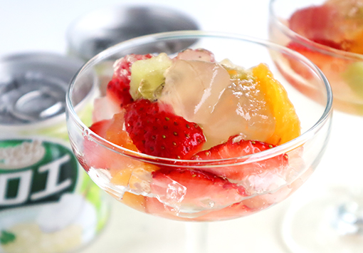 デザートアロエのマチェドニア～ジュレをからめて～