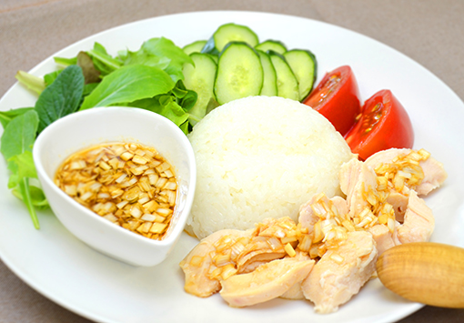 即席カオマンガイ