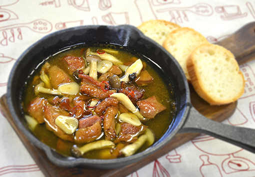 やきとりのアヒージョ