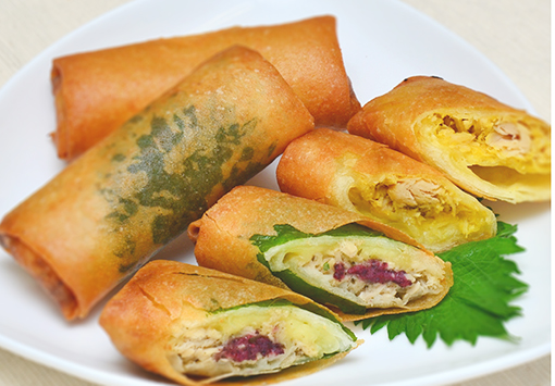 2種のささみチーズ春巻