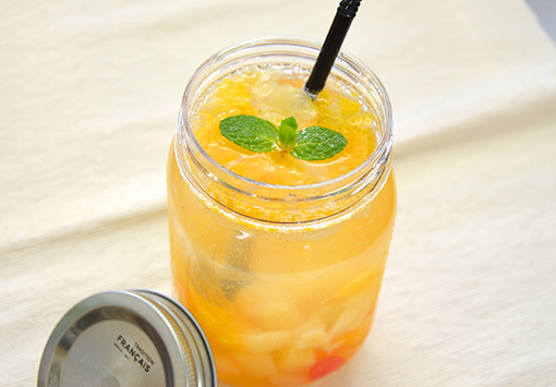 ごろごろ果実のフルーツサイダー