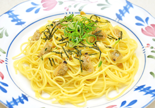 簡単あさりの和風パスタ