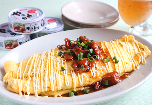 やきとり親子とん平焼き