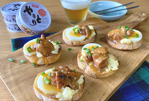 やきとりカナッペ～らっきょタルタル添え～