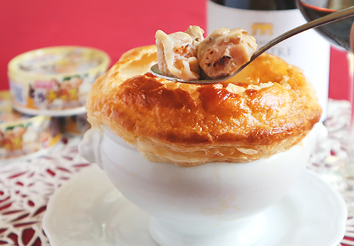 とりチーズ舞茸ポットパイ