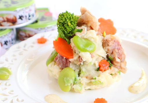 柚子こしょう香る　春のやきとりポテトサラダ