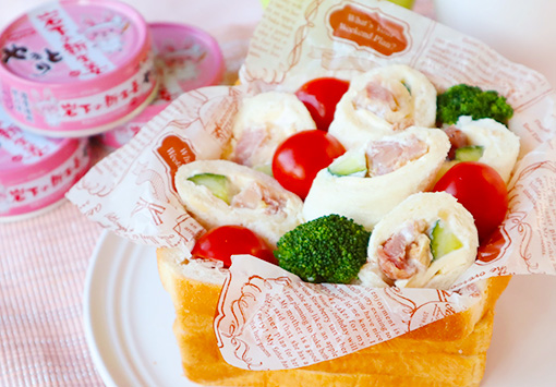 やきとり新生姜ロールサンド～ボックスサンド～