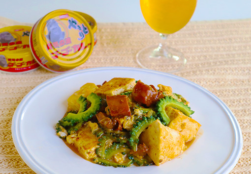 やきとりゴーゴーカレー味noゴーヤチャンプル